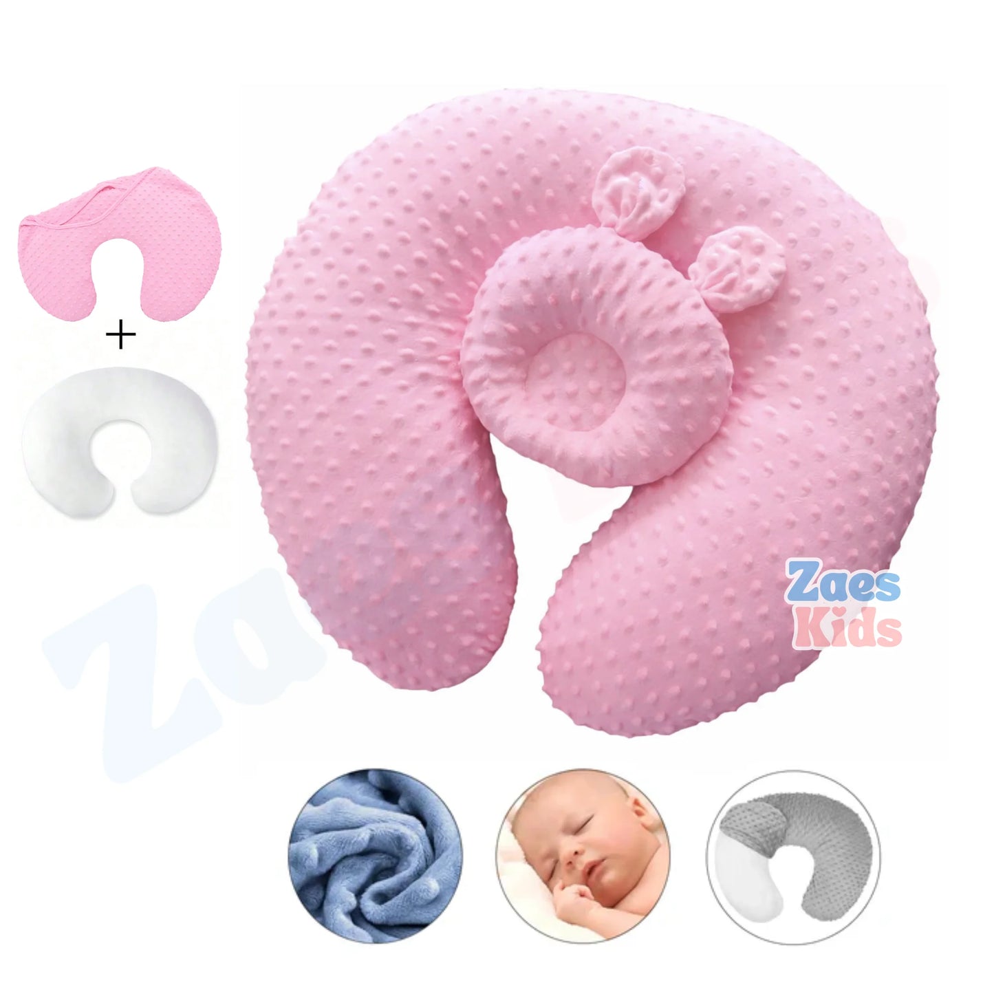 Cojín de Lactancia Ergonómico para Bebé Multifuncional Comfort Baby
