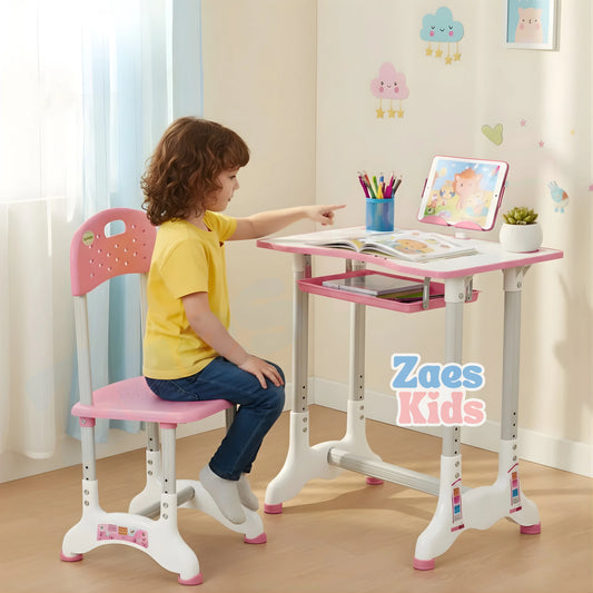 Escritorio Infantil Escolar Ajustable Con Silla - SmartKids