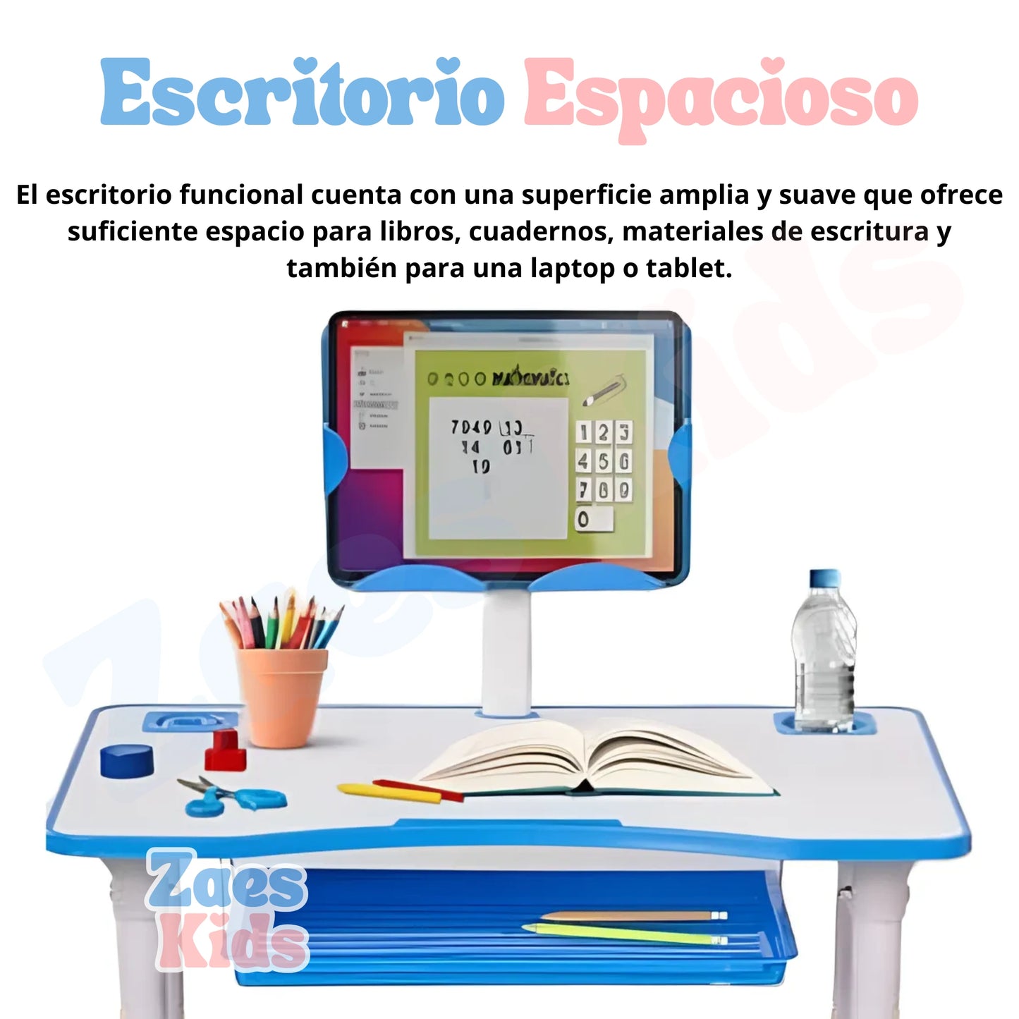 Escritorio Infantil Escolar Ajustable Con Silla - SmartKids