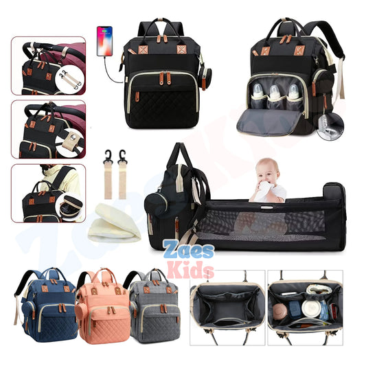 Morral Pañalera Con Cambiador Multifuncional 3 en 1 – TravelCare
