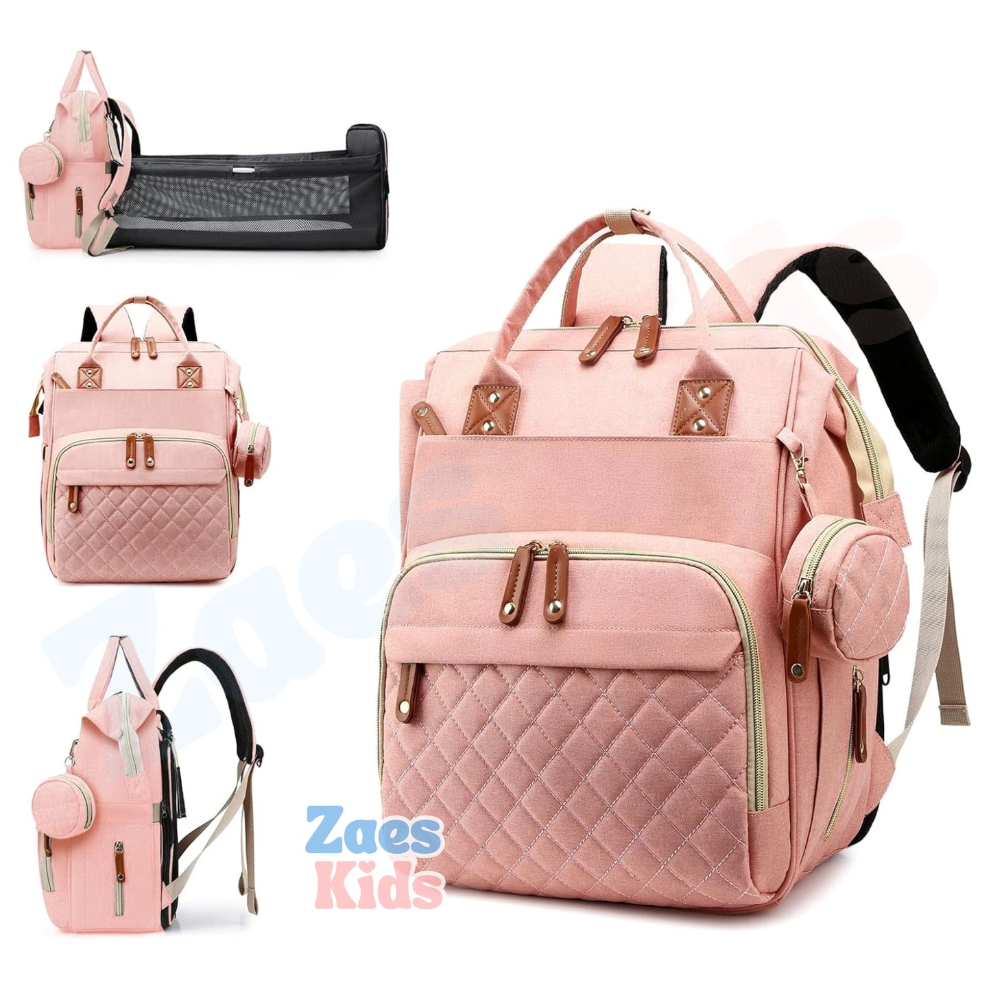 Morral Pañalera Con Cambiador Multifuncional 3 en 1 – TravelCare