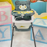 Silla Comedor Oso 3 en 1   Alta, Baja y Portatil
