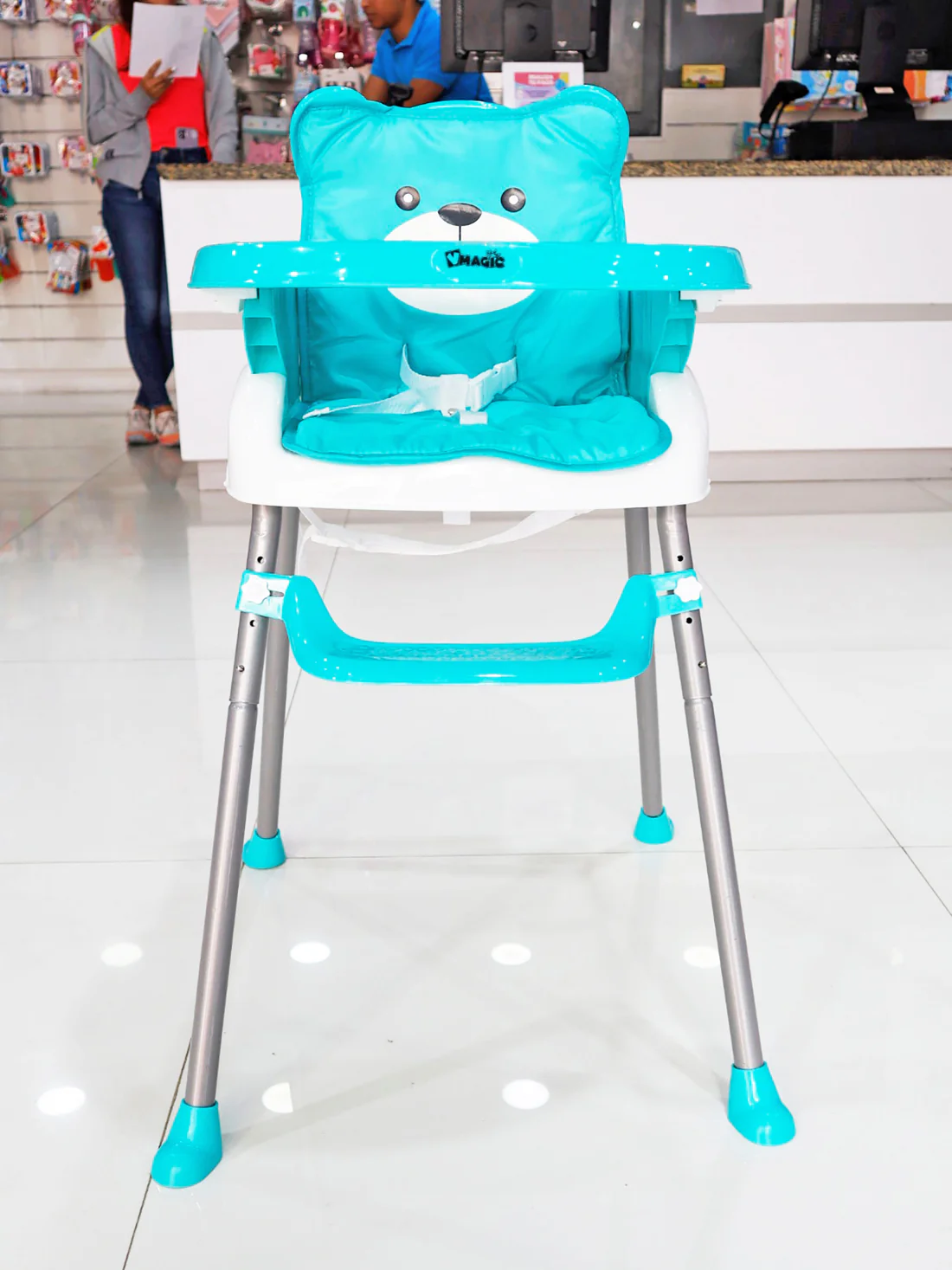 Silla Comedor Oso 3 en 1   Alta, Baja y Portatil