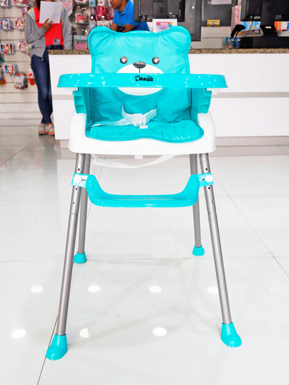 Silla Comedor Oso 3 en 1   Alta, Baja y Portatil