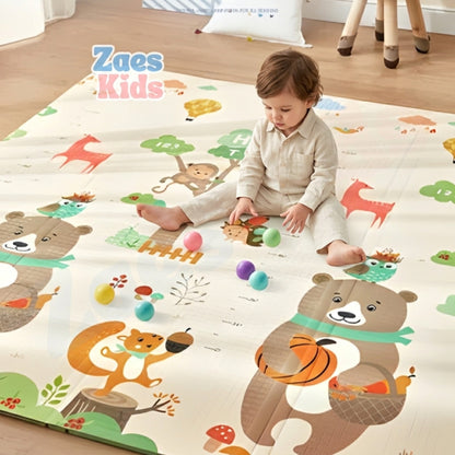 Tapete Extra Grande Plegable Doble Faz Antigolpes + Estuche 200x180Cm
