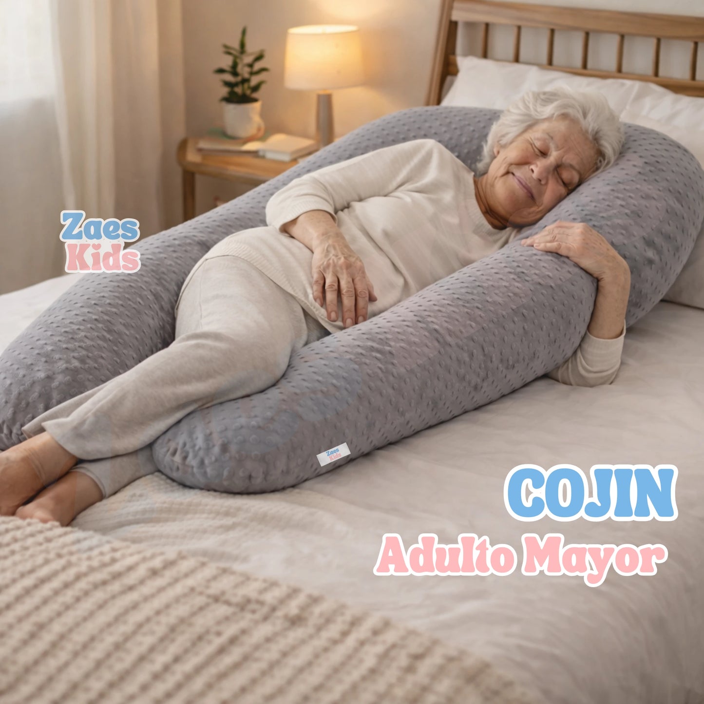 Almohada Ortopédica Ergonómica De Maternidad y Descanso Grande - TotalRest Pro