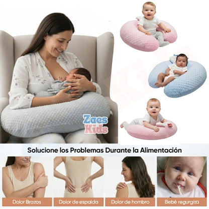 Cojín de Lactancia Ergonómico para Bebé Multifuncional Comfort Baby