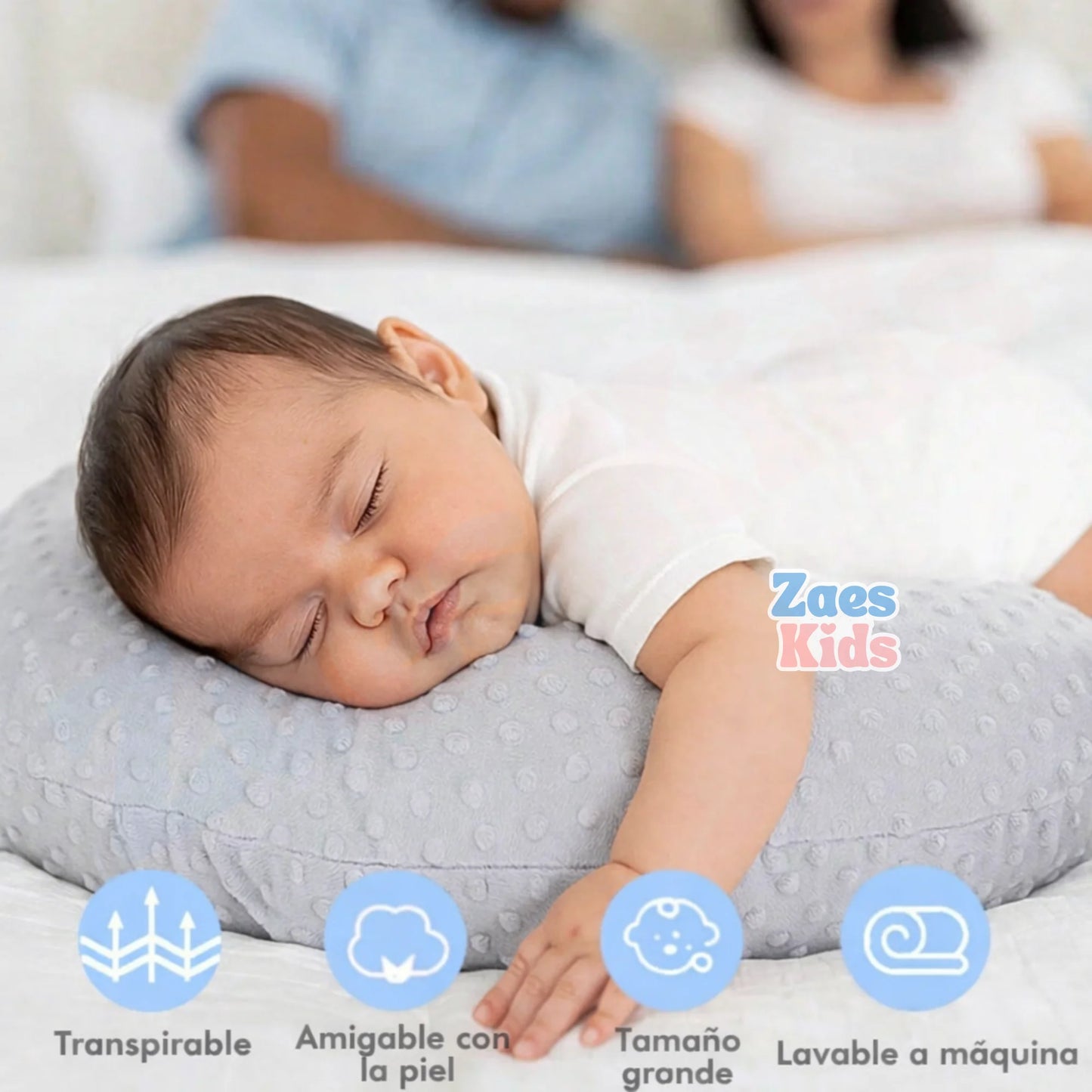 Cojín de Lactancia Ergonómico para Bebé Multifuncional Comfort Baby