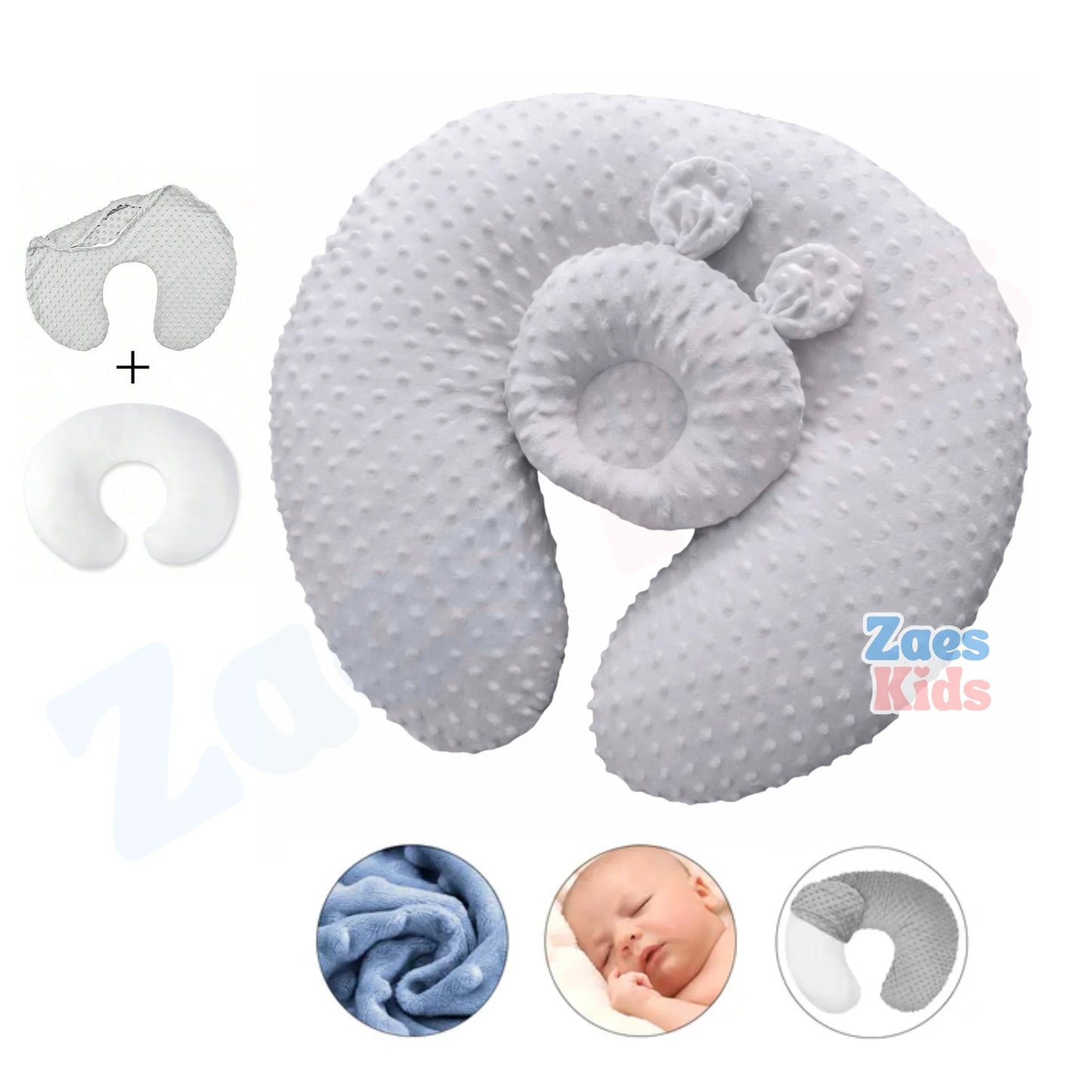 Cojín de Lactancia Ergonómico para Bebé Multifuncional Comfort Baby