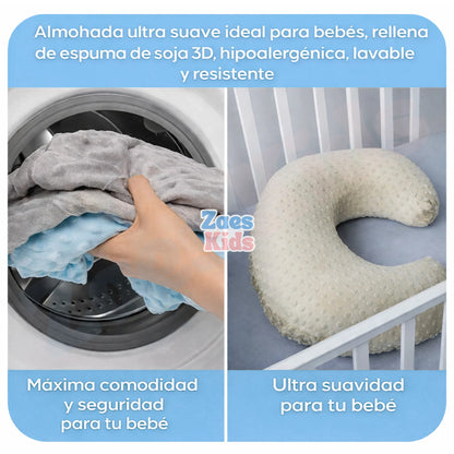 Cojín de Lactancia Ergonómico para Bebé Multifuncional Comfort Baby
