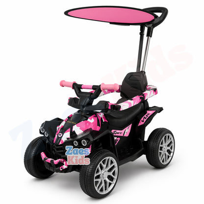 Cuatrimoto Eléctrica Infantil con Control Remoto y Capota