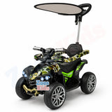Cuatrimoto Eléctrica Infantil con Control Remoto y Capota
