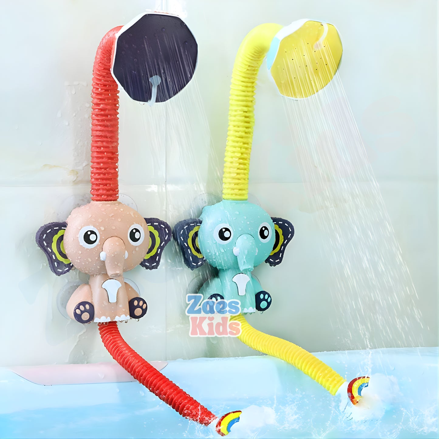 Ducha Regadera Interactiva para Bañera Elefante con Manguera Flexible