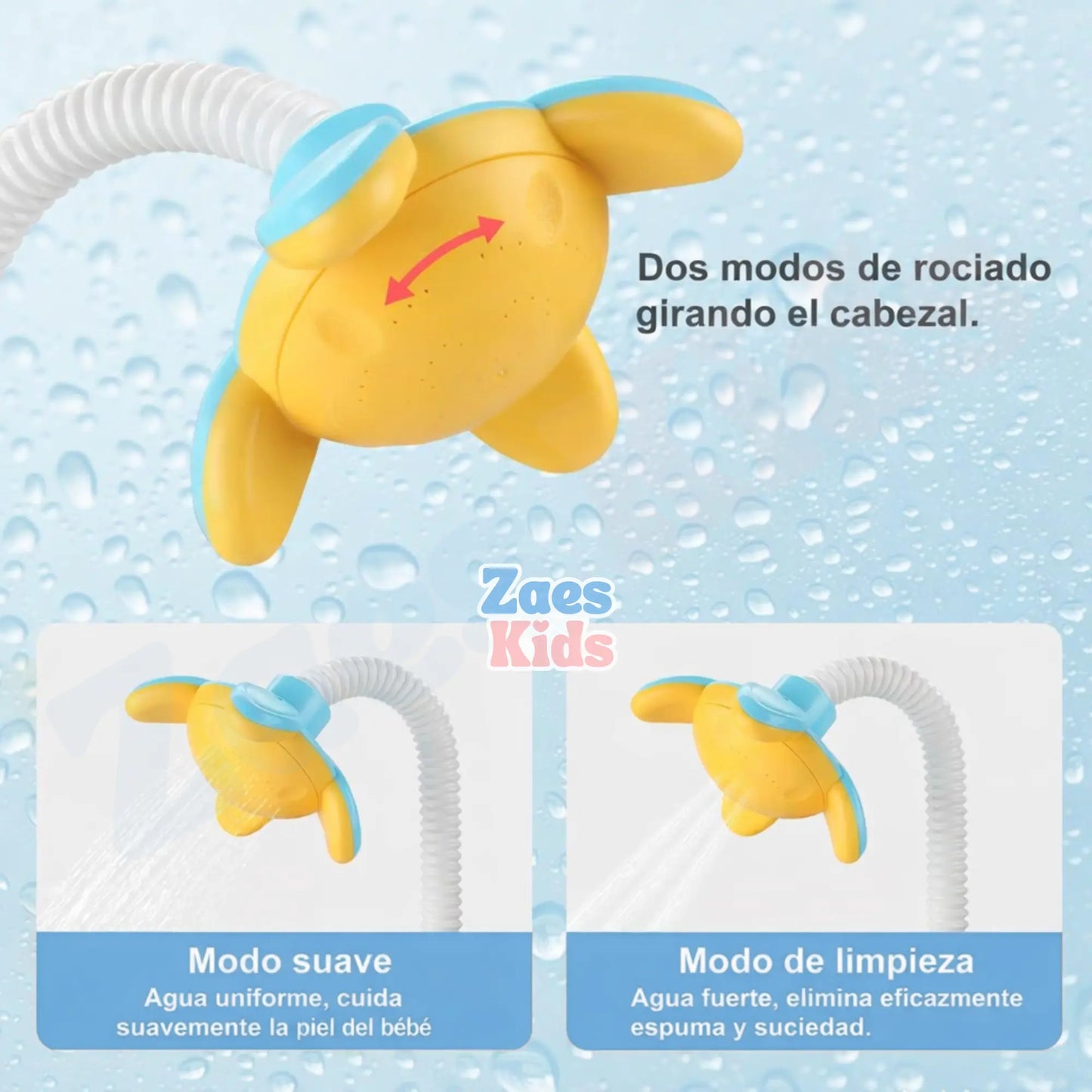 Ducha Regadera para Bañera Flexible Pato con Manguera Ajustable