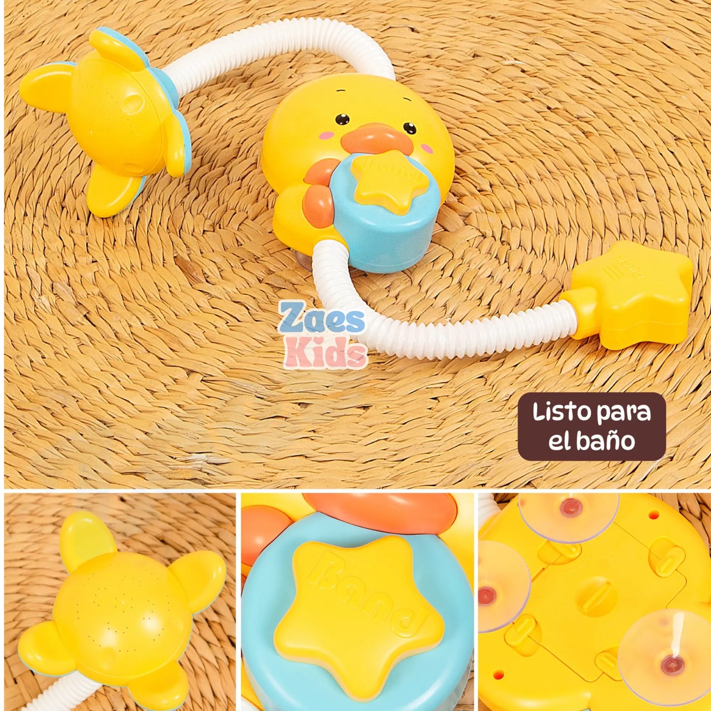 Ducha Regadera para Bañera Flexible Pato con Manguera Ajustable