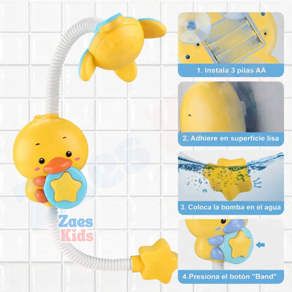 Ducha Regadera para Bañera Flexible Pato con Manguera Ajustable
