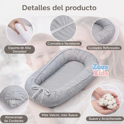 Nido para Bebé Ergonómico Recién Nacido Multifuncional - DreamNest Pro