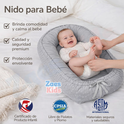 Nido para Bebé Ergonómico Recién Nacido Multifuncional - DreamNest Pro