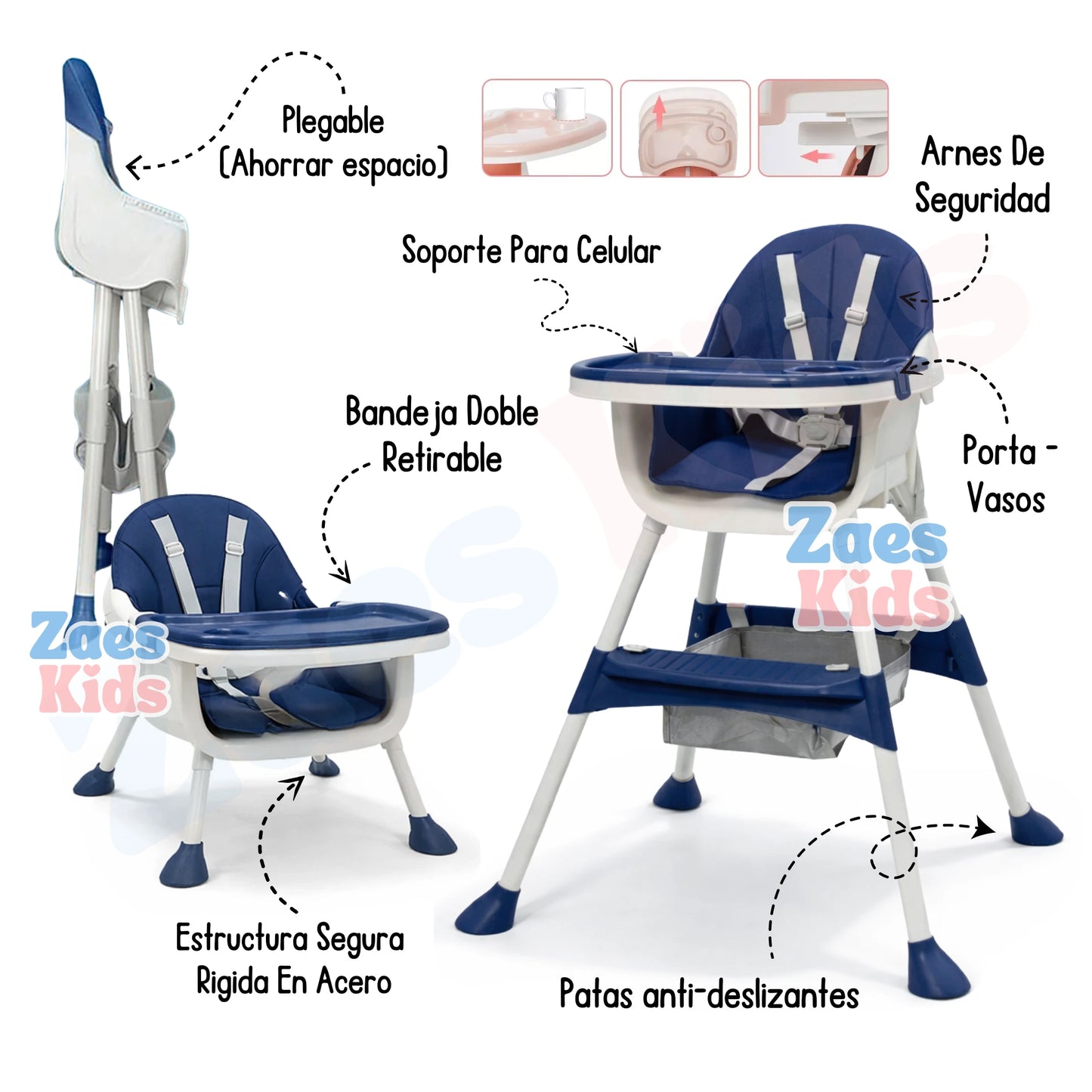 Silla Comedor 2 en 1  Clasico Confort