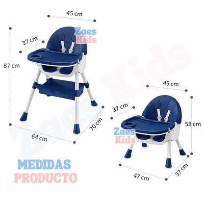 Silla Comedor 2 en 1  Clasico Confort