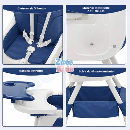 Silla Comedor 2 en 1  Clasico Confort