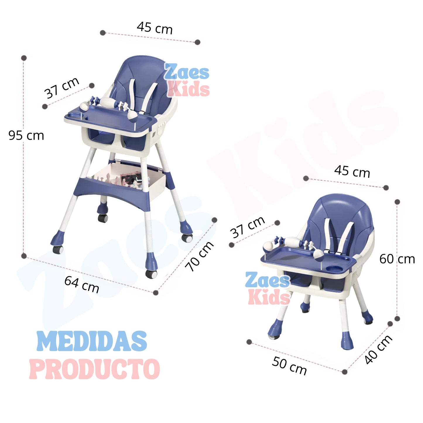 Silla Comedor 2 en 1 Pro Evolution
