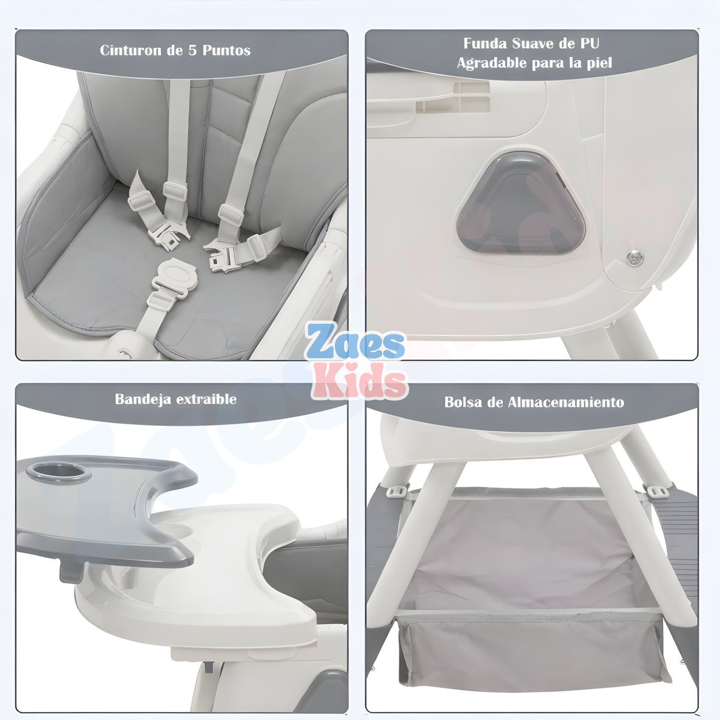 Silla Comedor Mecedora 5 en 1 Naomi- Edición Premium