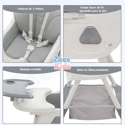 Silla Comedor Mecedora 5 en 1 Naomi- Edición Premium
