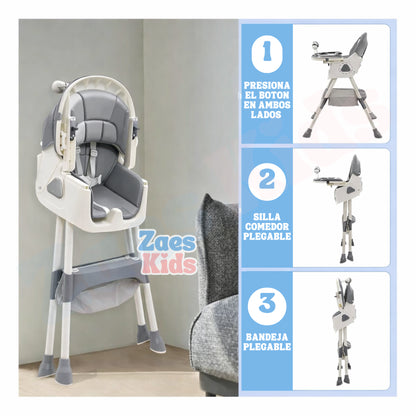 Silla Comedor Mecedora 5 en 1 Naomi- Edición Premium